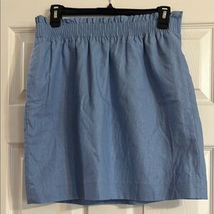 J. Crew Blue Skirt with Pockets
